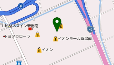 ニューマーケット イオンモール新潟亀田インター店の地図画像