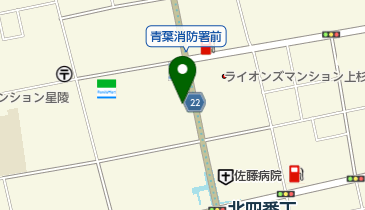 しゃぶ葉 仙台木町通店の地図画像