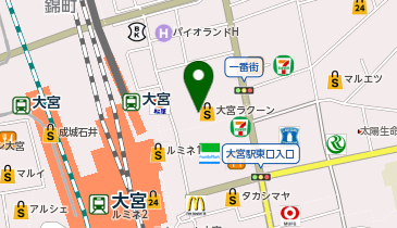 しゃぶ葉 大宮ラクーン店の地図画像