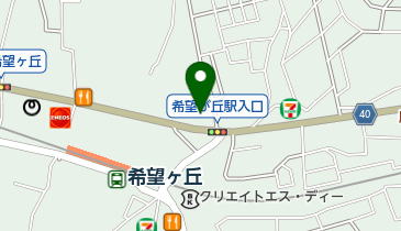 しゃぶ葉 希望ヶ丘店の地図画像