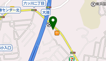 むさしの森珈琲 六ッ川店の地図画像