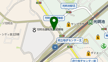 しゃぶ葉 光明池店の地図画像