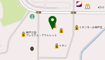 ダイナー イオンモール神戸北店の地図画像