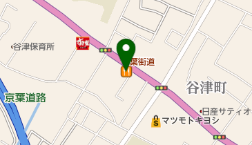 ジョナサン 谷津店の地図画像