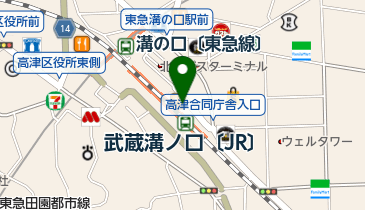 ジョナサン 溝の口駅前店の地図画像