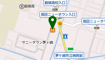 ジョナサン 茅ヶ崎高田店の地図画像