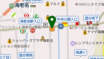 ジョナサン 海老名中央店の地図画像