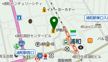 フロプレステージュ 浦和伊勢丹店の地図画像
