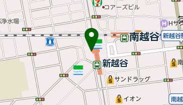 フロプレステージュ 新越谷ヴァリエ店の地図画像