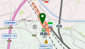 フロプレステージュ 拝島ディラ店の地図画像