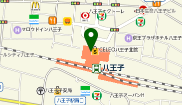 フロプレステージュ 八王子セレオ(パテ)店の地図画像