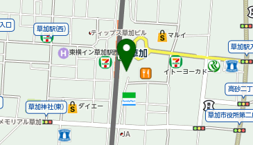 フロプレステージュ 草加ヴァリエ店の地図画像