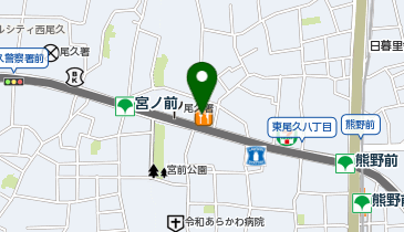 じゅうじゅうカルビ 東尾久店の地図画像
