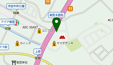 資さんうどん 新宮店の地図画像