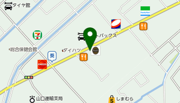 資さんうどん 山口湯田店の地図画像