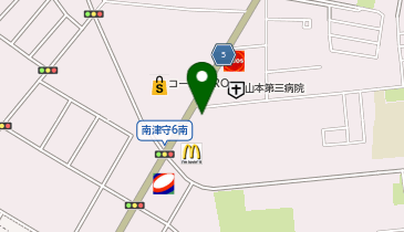 資さんうどん 南津守店の地図画像