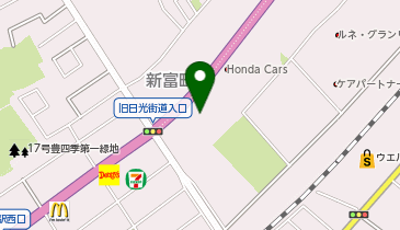 資さんうどん 南柏店の地図画像