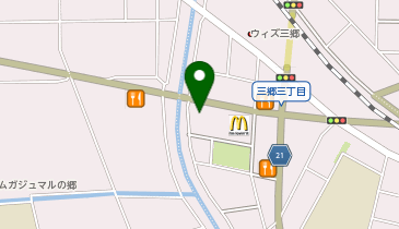 資さんうどん 三郷店の地図画像