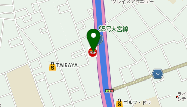 資さんうどん 浦和中島店の地図画像