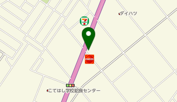 資さんうどん こてはし台店の地図画像