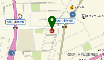 資さんうどん 八王子大和田店の地図画像