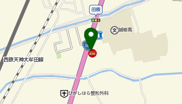 資さんうどん 大牟田店の地図画像