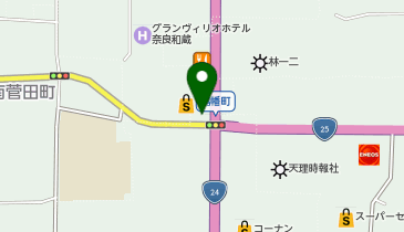 資さんうどん 天理嘉幡店の地図画像