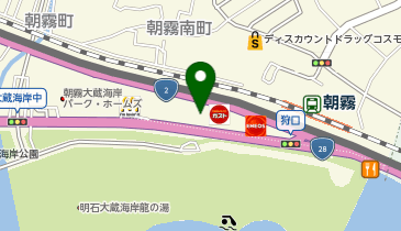 資さんうどん 朝霧店の地図画像