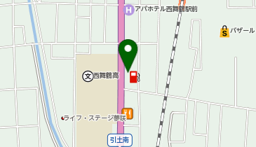 田中産業(株) 西舞鶴SSの地図画像