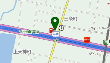 (株)本田石油 セルフ三条SSの地図画像