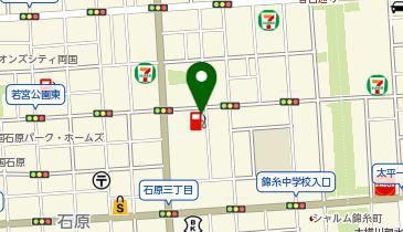 (株)共栄オーメック 石原町SSの地図画像