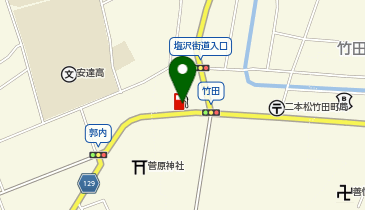 (有)天野商店 二本松竹田SSの地図画像
