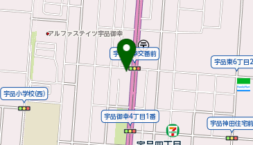 鳥井油業(株) グリーンセルフ宇品SSの地図画像