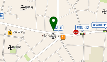 (株)シライシ セルフ戸田新曽SSの地図画像