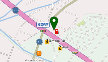 出光リテール販売(株)中部カンパニー セルフ153東郷SSの地図画像