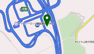 (株)東日本宇佐美 埼玉栃木支店 佐野サービスエリア下りSSの地図画像