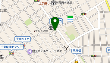 出光リテール販売(株)東京カンパニー セルフ千束SSの地図画像