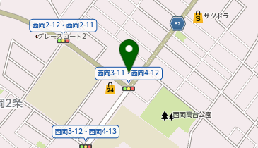 昭和通商(株) 西岡SSの地図画像