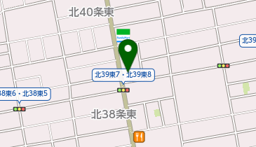 出光リテール販売(株)北海道カンパニー apolloONE札幌北39条の地図画像
