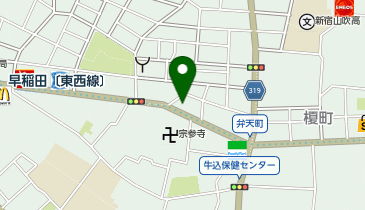 イタバシ(株) apolloONE新宿早稲田の地図画像