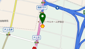 (株)吉田石油店 伊北インターSSの地図画像