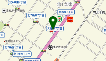 石崎石油(株) 大通SSの地図画像