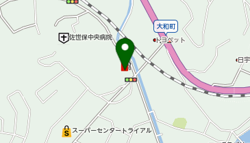 (株)イデックスリテール西九州 セルフ白岳SSの地図画像
