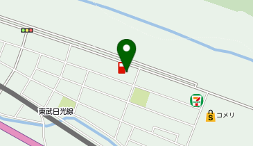 (株)阿原正昭商店 セルフ日光七里SSの地図画像