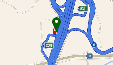 相光石油(株) 広川サービスエリア上りSSの地図画像