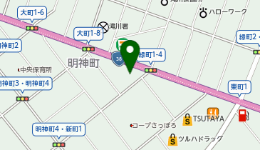 笹木産業(株) 明神町SSの地図画像