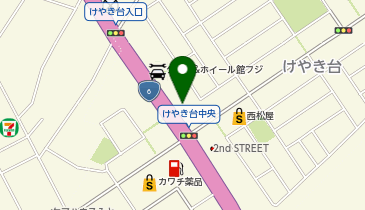 関東礦油(株)茨城支店 セルフけやき台SSの地図画像