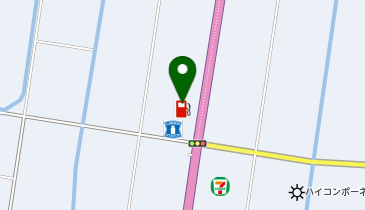 (株)タムラ セルフつるたSSの地図画像