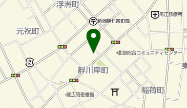 新津石油(株) セルフ入船SSの地図画像