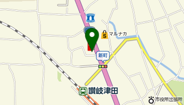 徳島石油(株) さぬき津田SSの地図画像